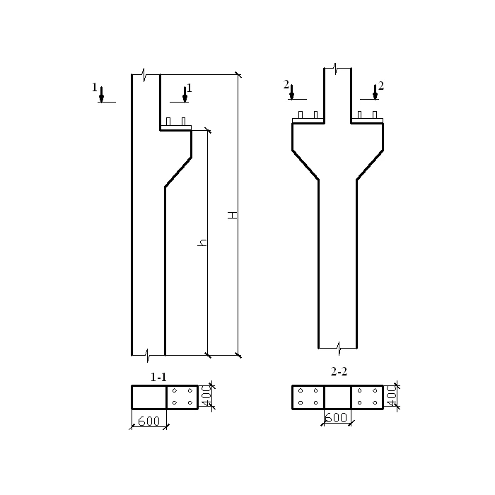 Колонна железобетонная 9к 132-5